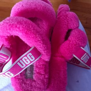 Pink Slip On Ugg Slides